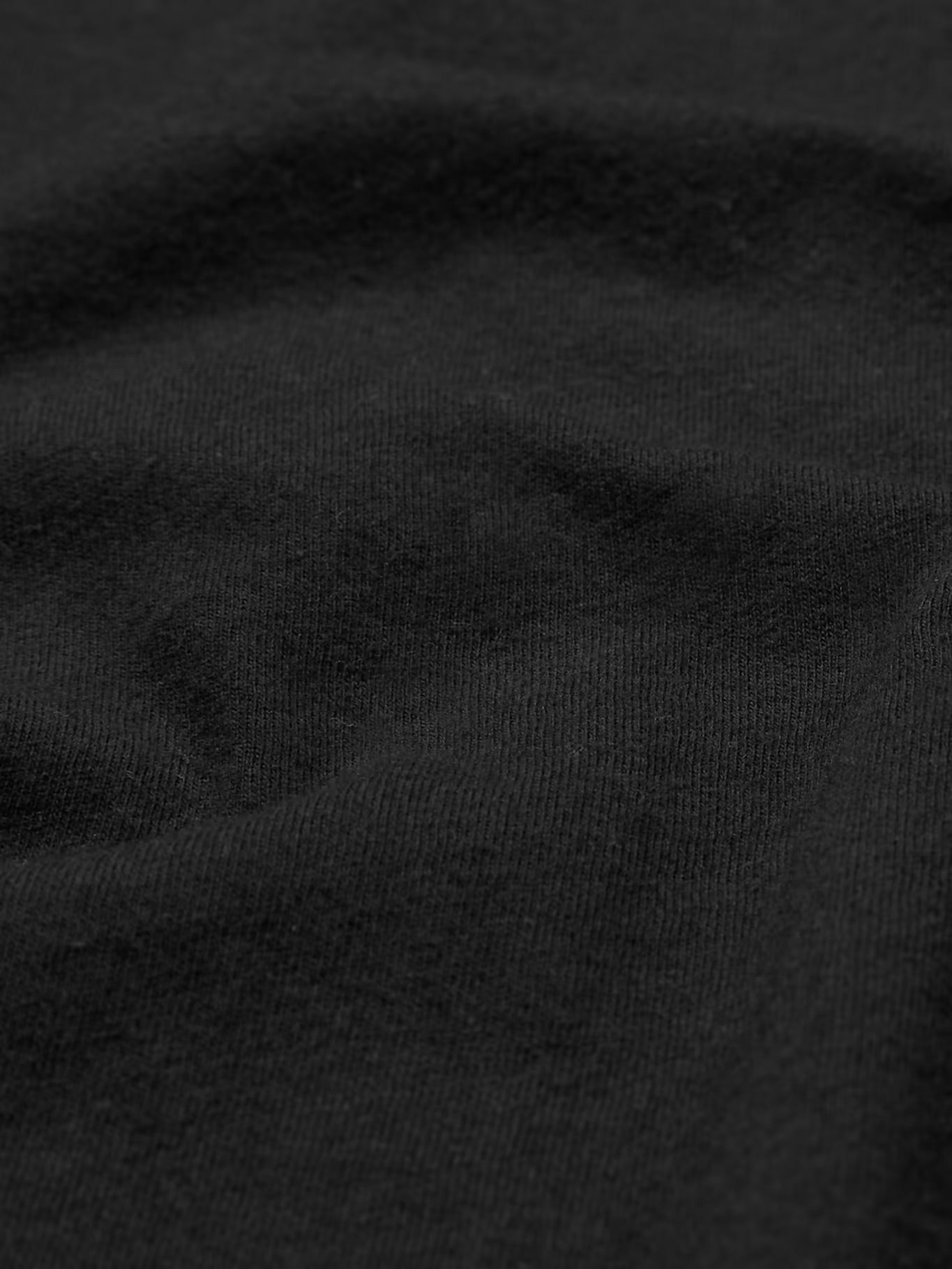 Cotton Jersey Black T-Shirt