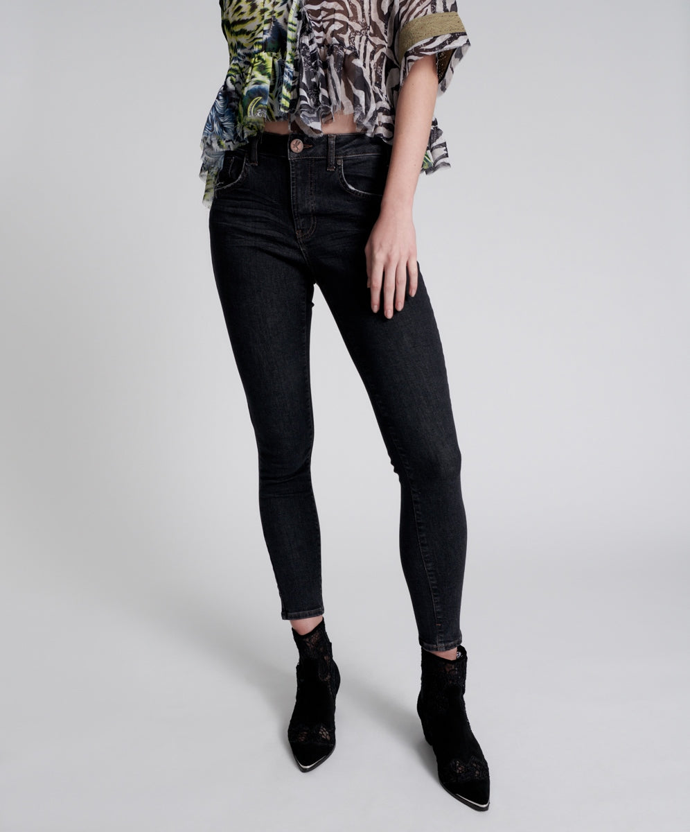 Worn Black Freebirds Ii High Waist Jeans
