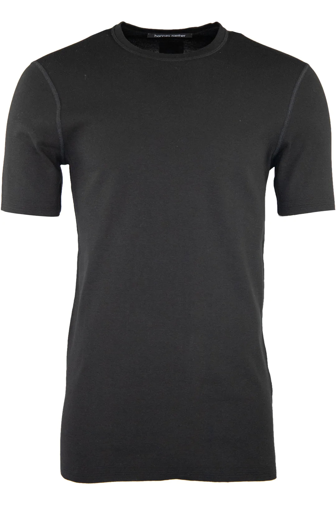 Male Black Ss Tee