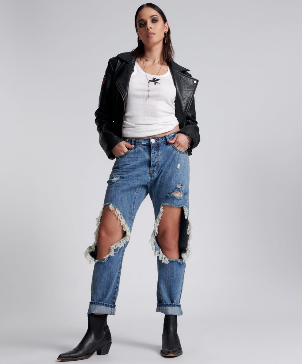Messed Up Saints Johnny Blue Jeans