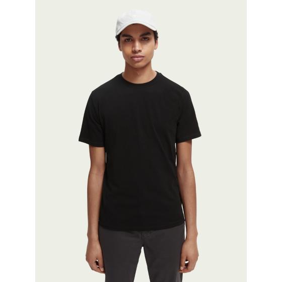 Black Organic Cotton Crewneck T-Shirt