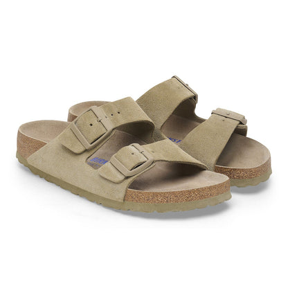 Arizona woman soft footbed suede leather - faded khaki