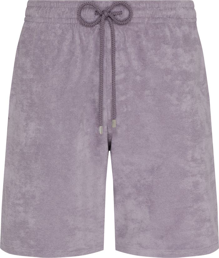 Men Terry Bermuda Shorts Solid
