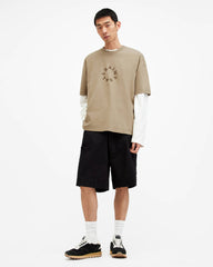 Tierra Oversized Crew Neck Logo T-Shirt