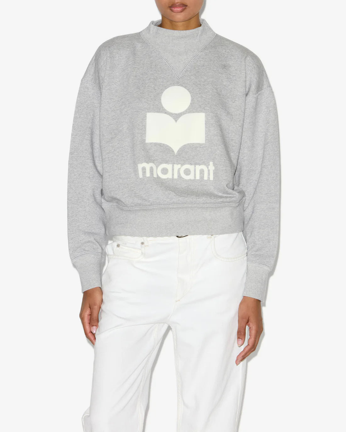 Etoile Moby sweatshirt - grey white