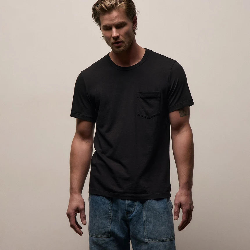 LIGHTWEIGHT JERSEY POCKET TEE