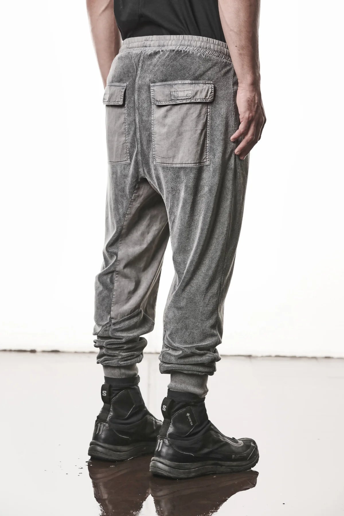 PANTS M ST 516 DARK USED GREY