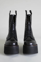 Double stack boot - black