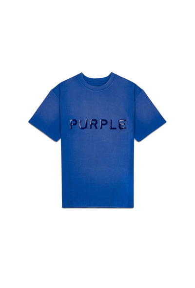 Blue Textured T-Shirt