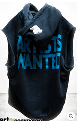 ARTISTSWANTED CUTOFF SUPERYUMM BIGGY hoodie - superblack