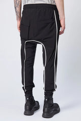 Line trousers - black