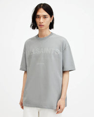 Laser Crew Neck Logo Oversized T-Shirt