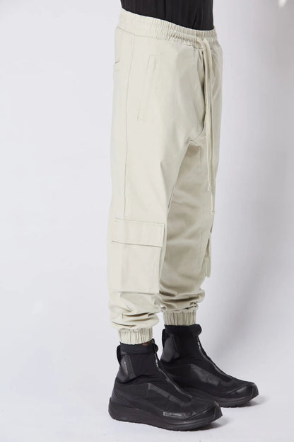 3d back pocket trousers - sand