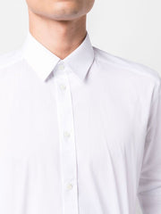 Cotton button up shirt - white