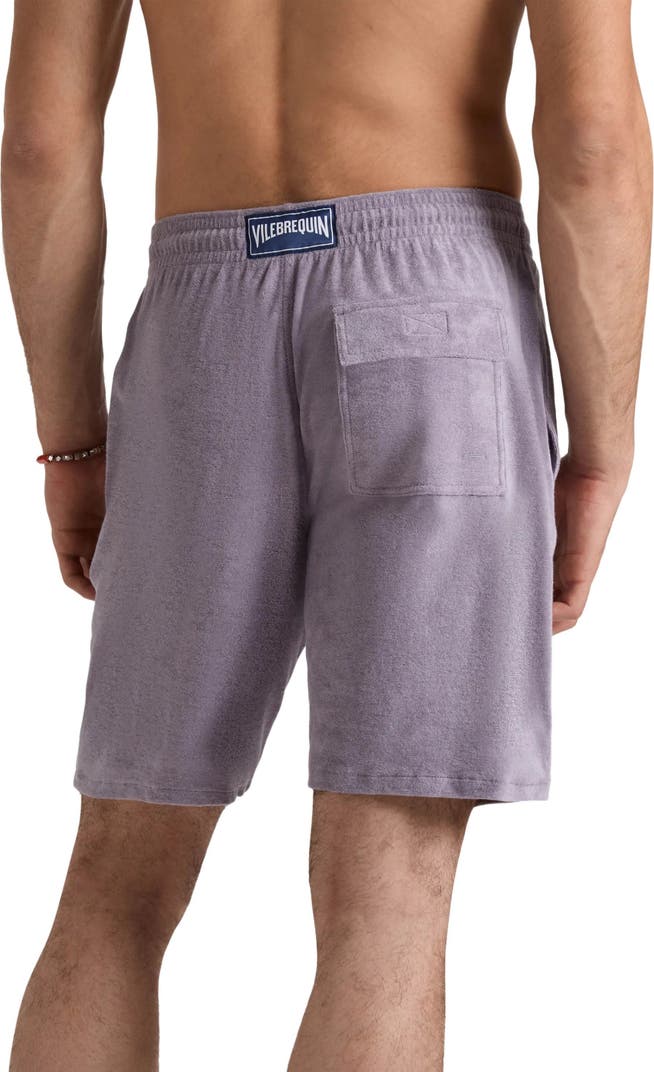 Men Terry Bermuda Shorts Solid
