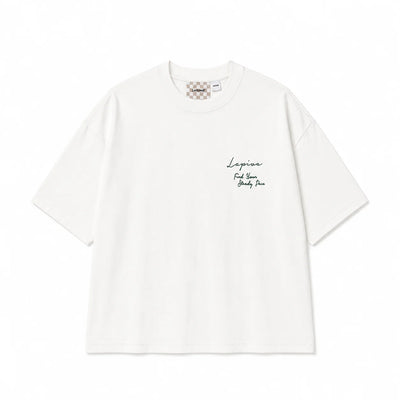 LAPIVIMA T-SHIRT - WHITE WITH LOGO