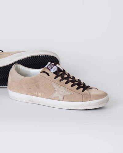 BEIGE LEATHER STAR SUPER-STAR