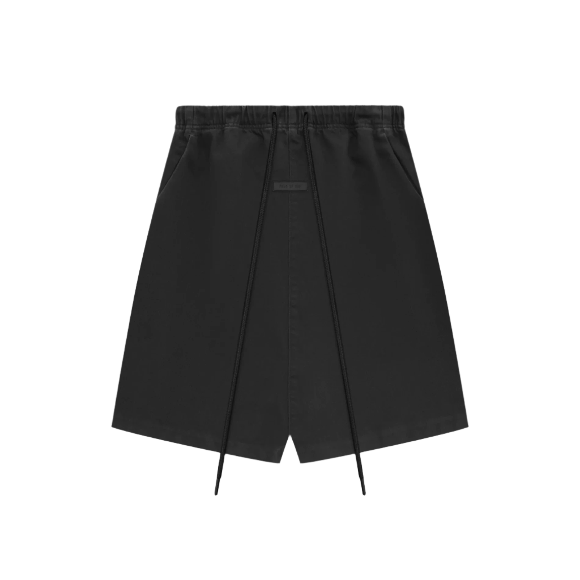 Relaxed short - overdye black denim