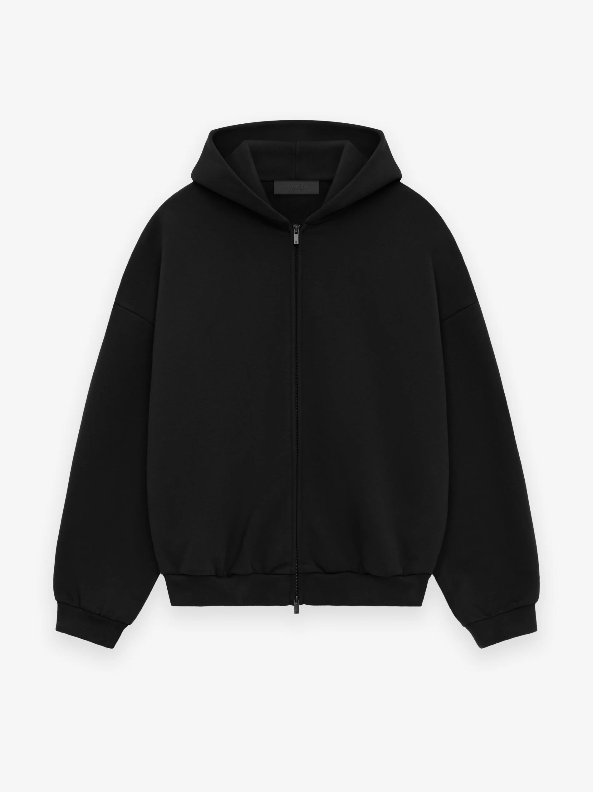 Heavy Fleece Fullzip Hoodie - black