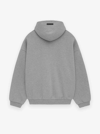 Fleece hoodie - Dark heather