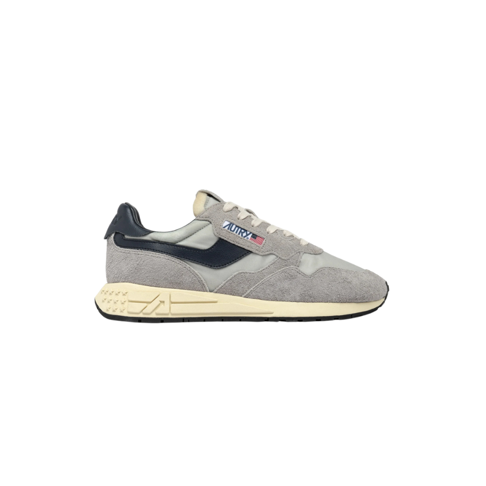 REELWIND LOW SNEAKERS IN GRAY AND SPACE NYLON AND SUEDE