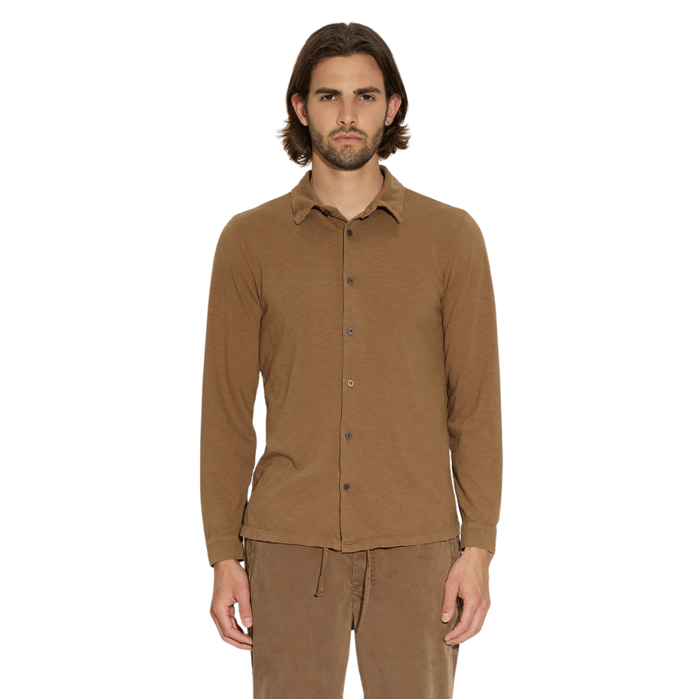 Presley LS Buttondown Clay