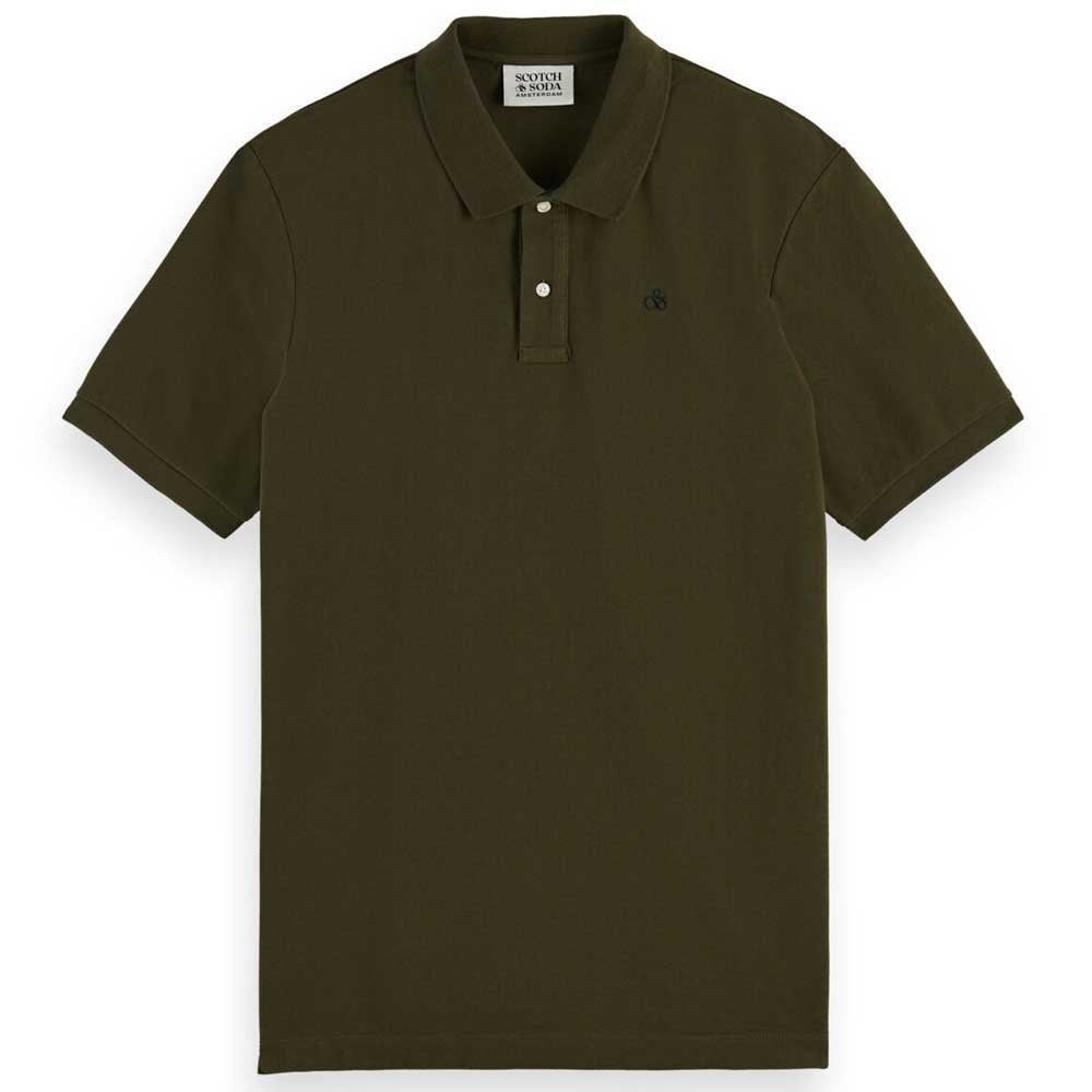 Polo tee - dark olive green