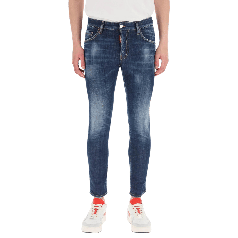 Dark Clean Wash Skater Jeans