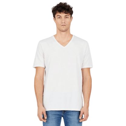 M Classic V Neck - White