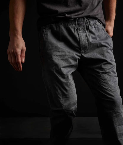 Cotton Linen Cuffed Trouser