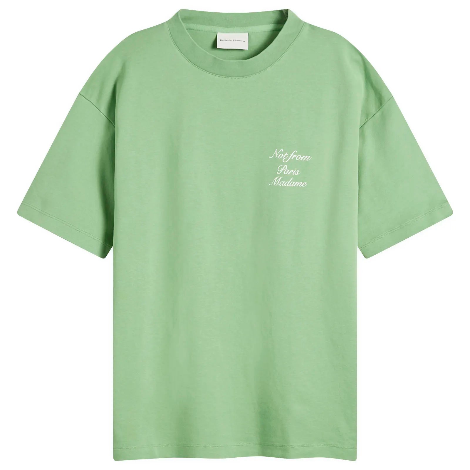 DRÔLE DE MONSIEUR THE CALLIGRAPHY SLOGAN T-SHIRT