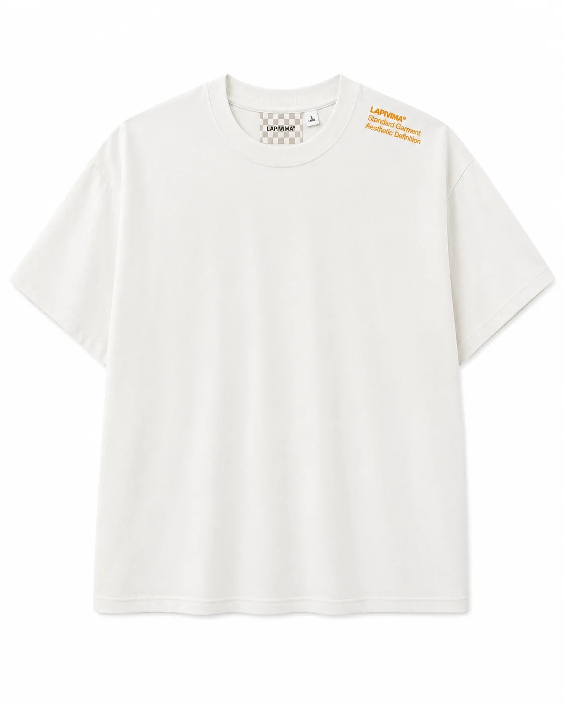 LAPIVIMA T-SHIRT - WHITE WITH LOGO