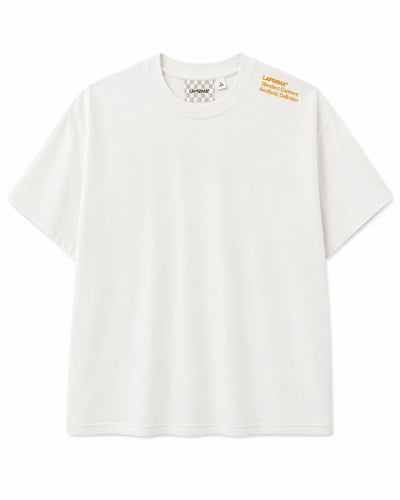 LAPIVIMA T-SHIRT - WHITE WITH LOGO