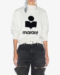 moby stand-up collar logo sweatshirt