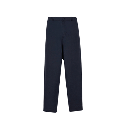 Linen Long Pants Dark Blue