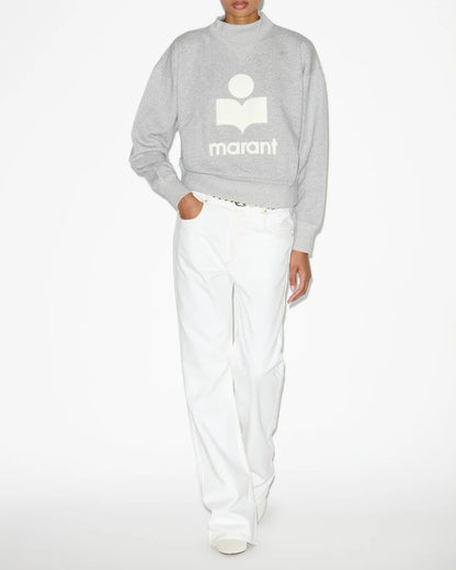 Etoile Moby sweatshirt - grey white