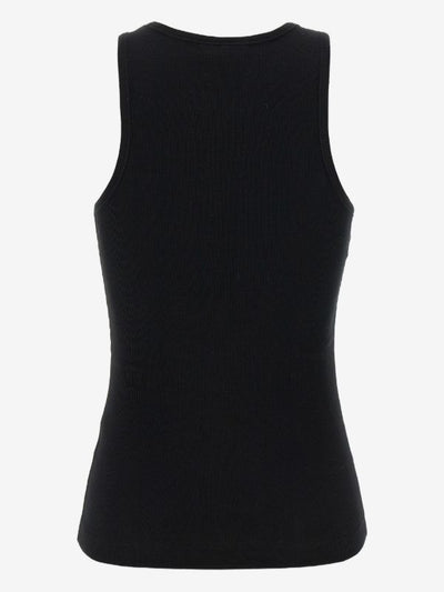 GANNI
embroidered-logo top