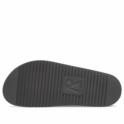 Men'S Initial Mule - Fleck Hairy Suede In Off Black