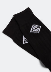 Monogram logo socks