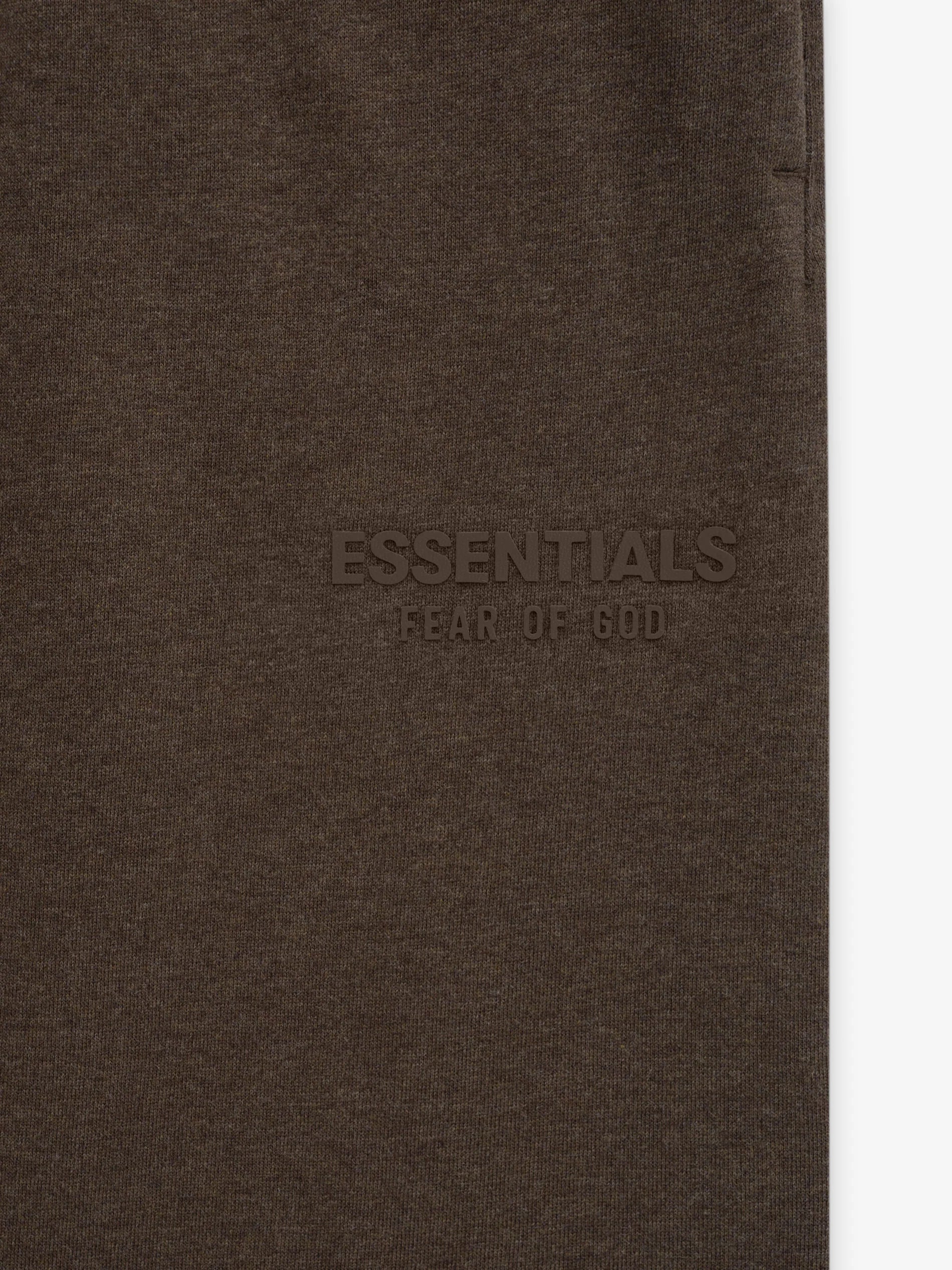 ESSENTIALS SWEATPANTS HEATHER WOOD