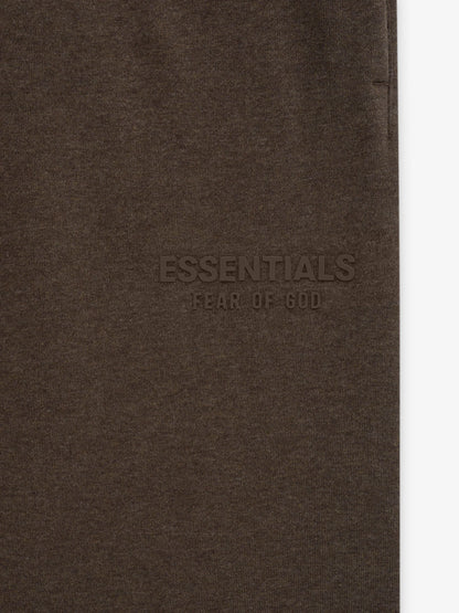 ESSENTIALS SWEATPANTS HEATHER WOOD