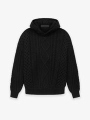 Essentials Cable knit hoodie