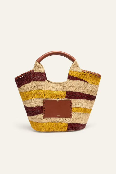 Ara raffia tote bag