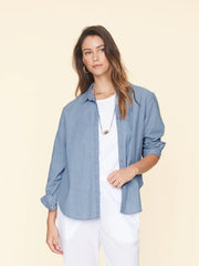 Beau shirt dusty blue