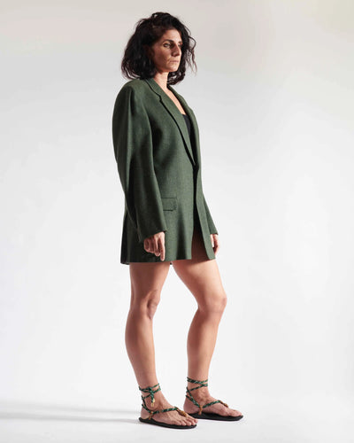 Flo twin - halzenut/forest green