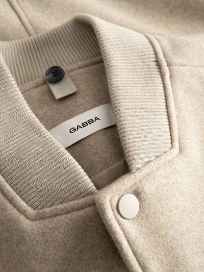 GABmatheo Plain Bomber Jacket