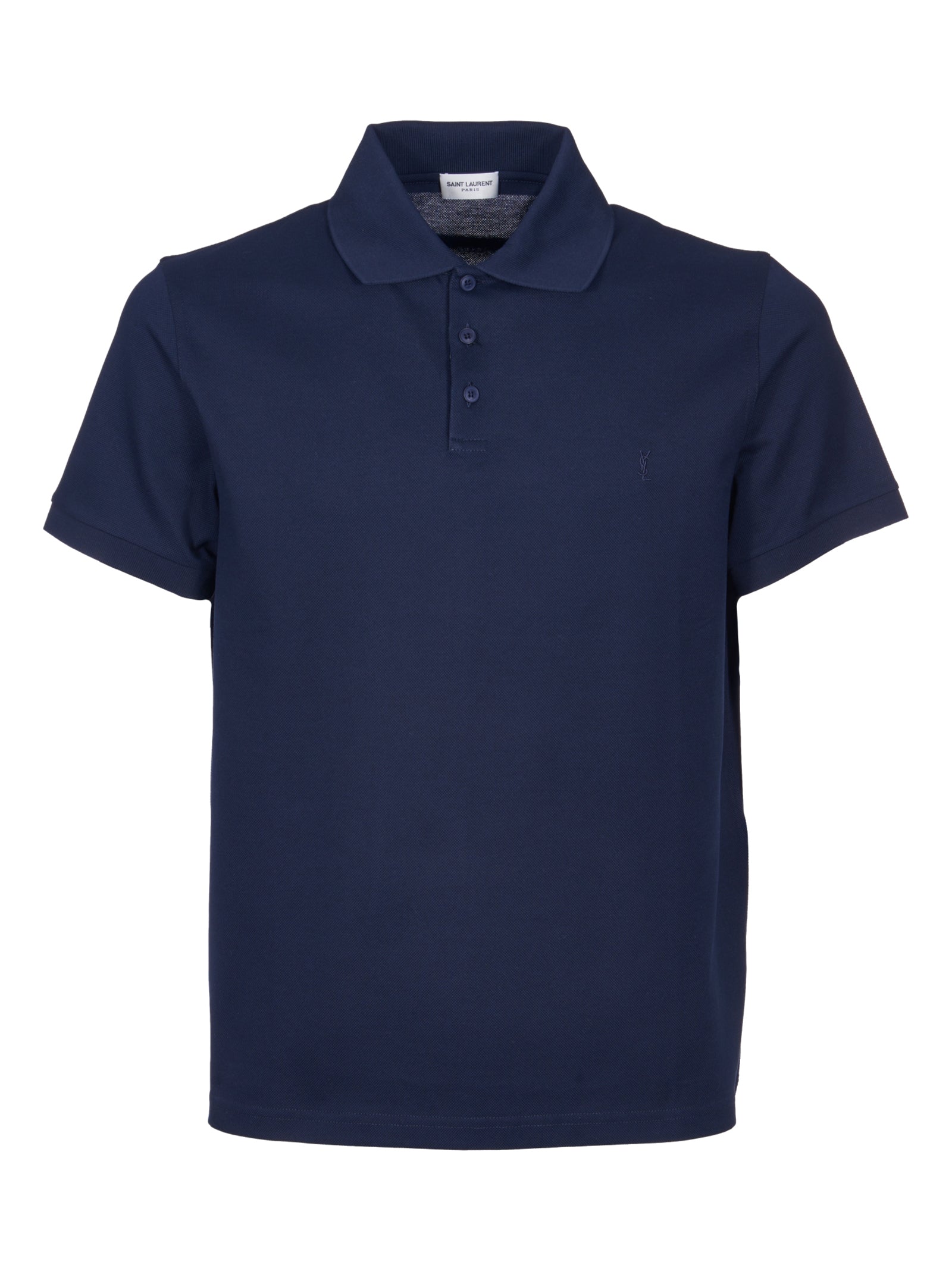 CASSANDRE POLO SHIRT IN COTTON PIQUÉ - NAVY