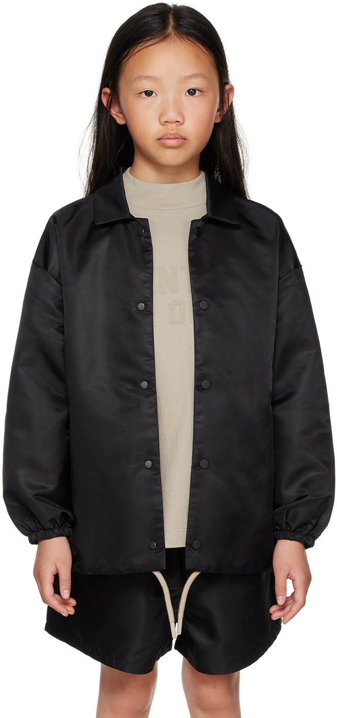 Core Kids coaches jacket - jet black