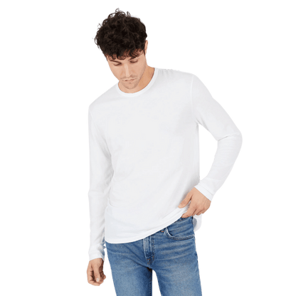 M Classic LS Crew - White