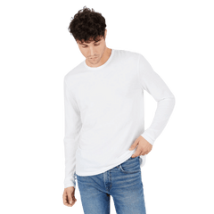 M Classic LS Crew - White